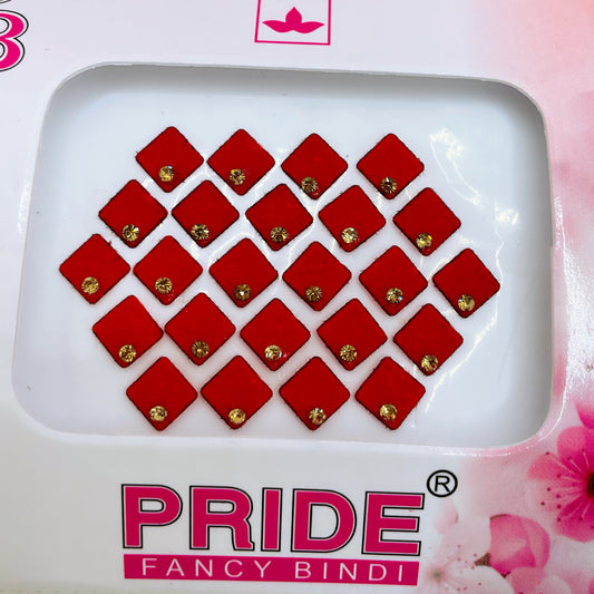 Red & Gold Stone Bindi Pack