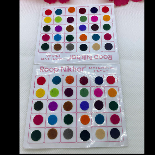 Multicoloured Bindi Pack- Large (Size 8)