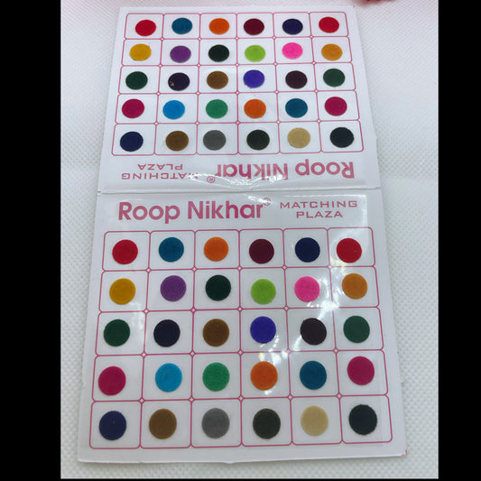 Multicoloured Bindi Pack- Medium (Size 7)