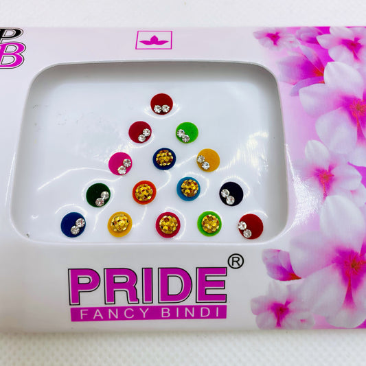 Multicoloured Stone Bindi Pack