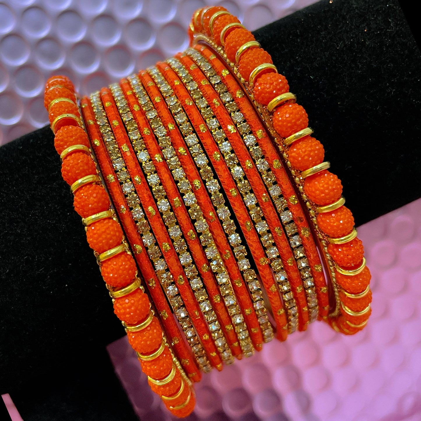 Zirconia Bangles Sets Various Colours- Size 2.10