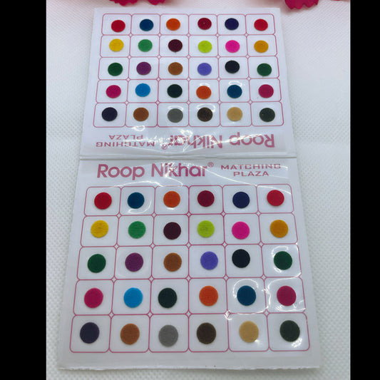 Multicoloured Bindi Pack- Size 6