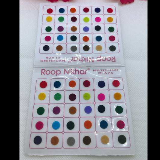 Multicoloured Bindi Pack- Size 6