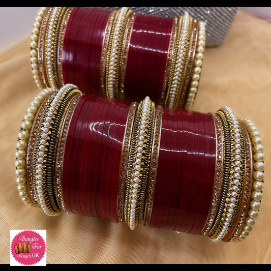 Pearl Punjabi Chura Set