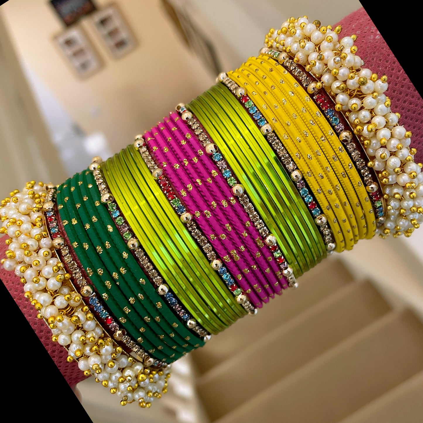 Pearl Multicoloured Mehndi Set