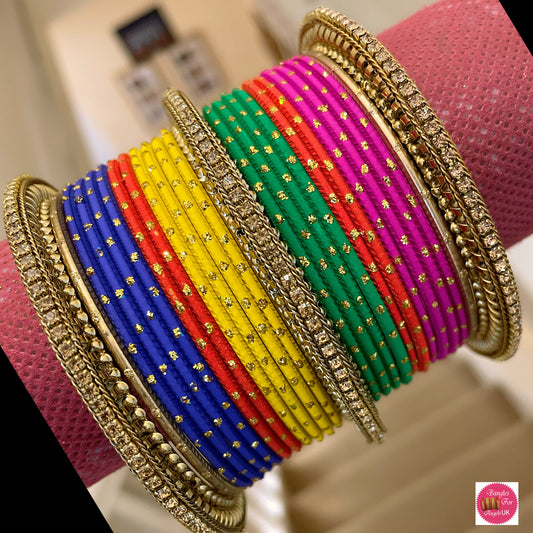 Multicoloured Gold Set