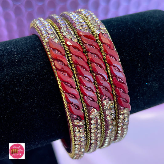Maroon Glass Kadas