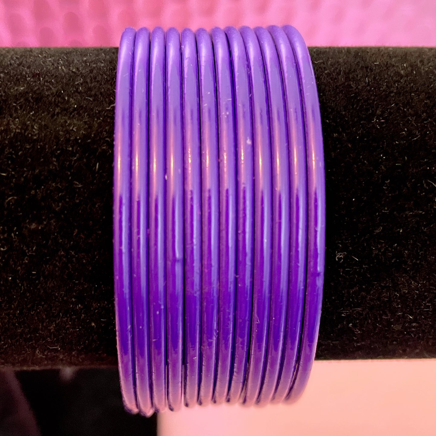 Purple Metal Bangles