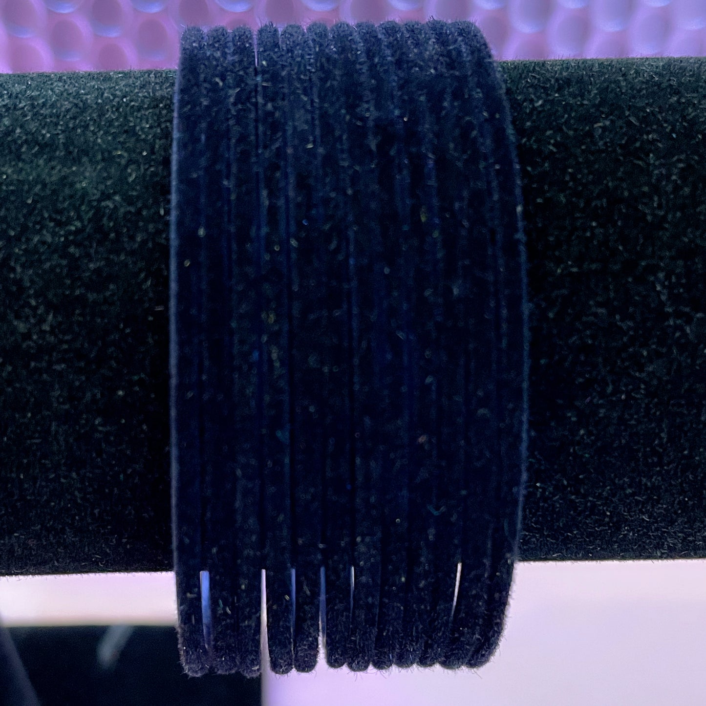 Dark/Navy Blue Velvet Bangles