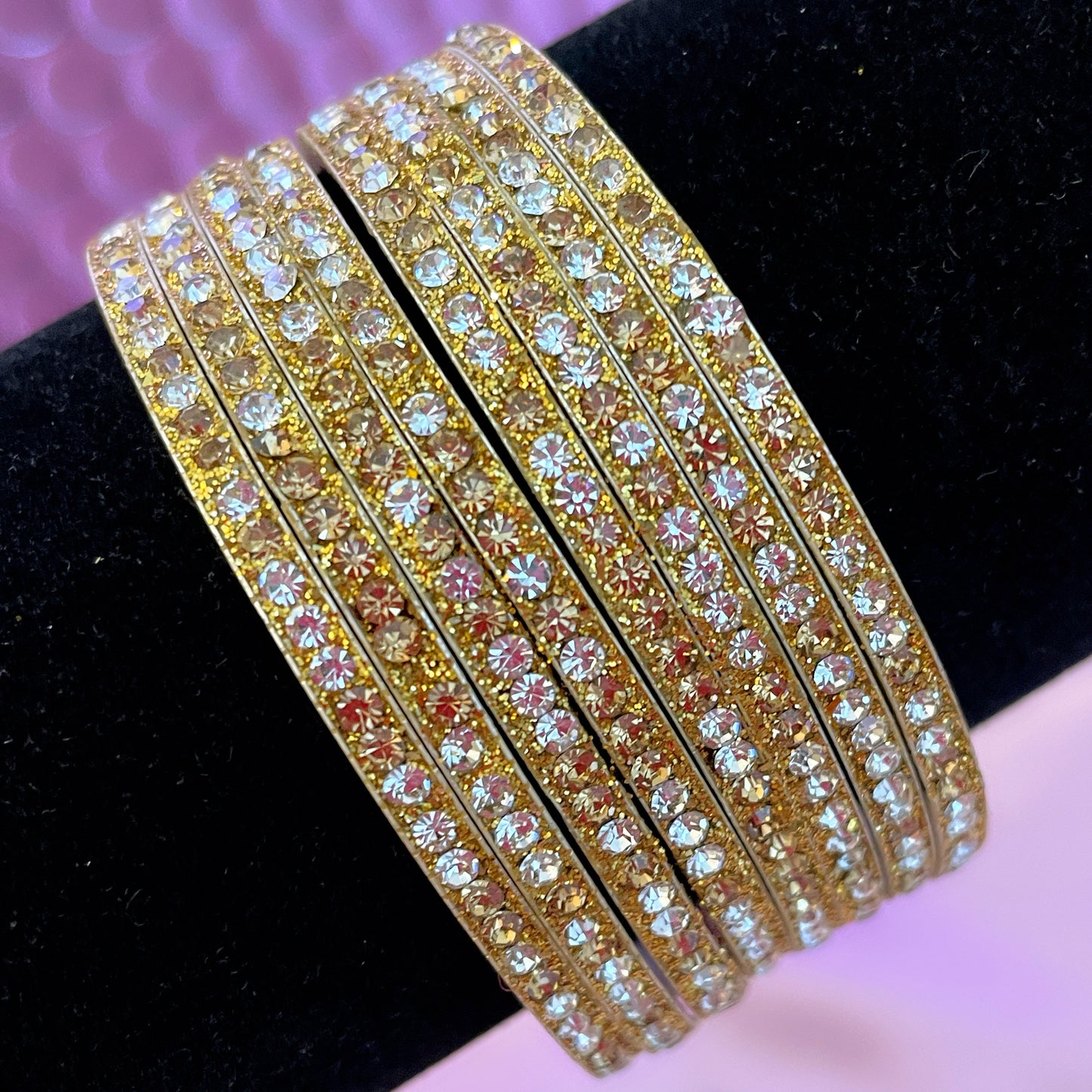 Gold & Silver Metal Bangle Set