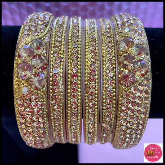 Gold Bangle Set - Size 2.10