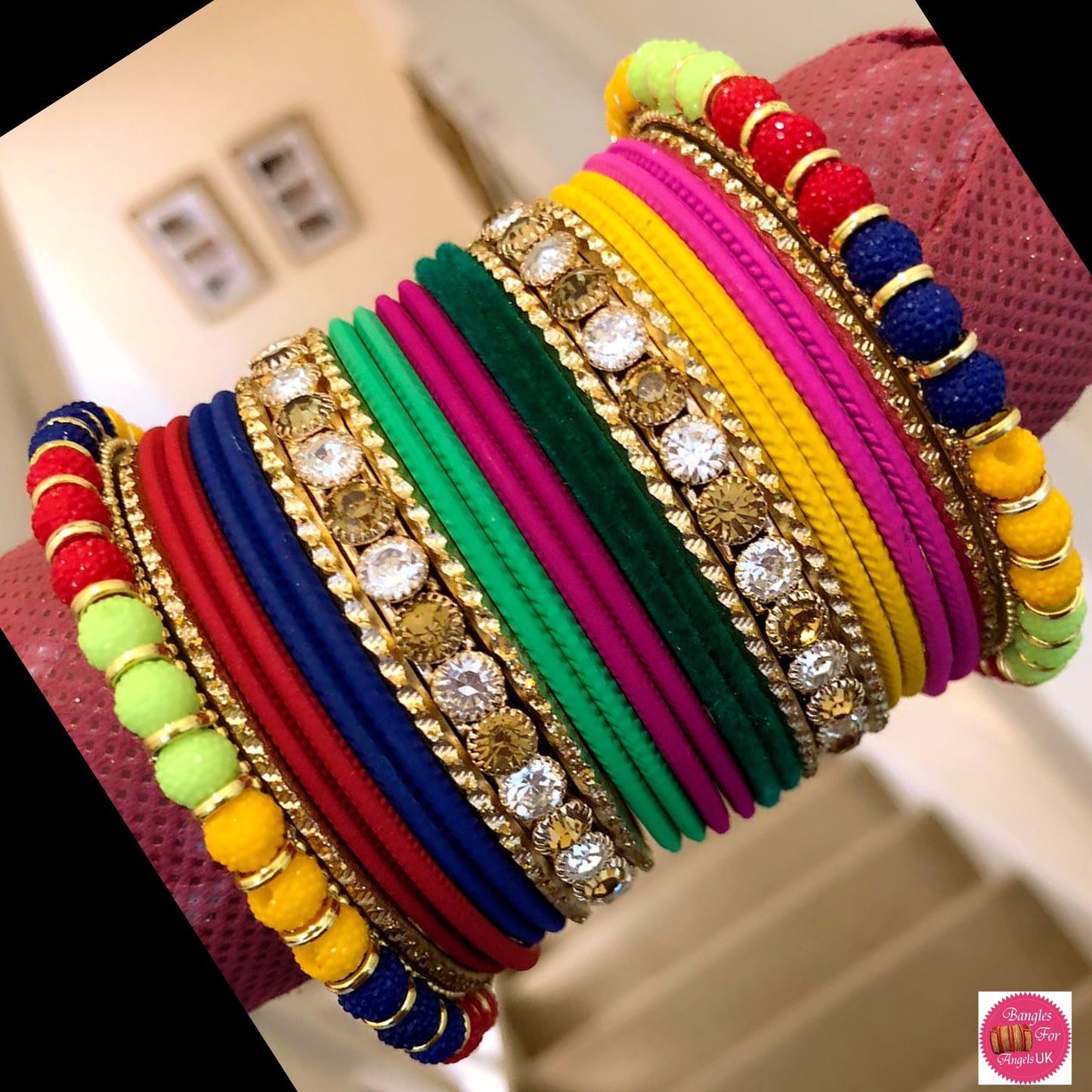 Multicoloured Bangle Set