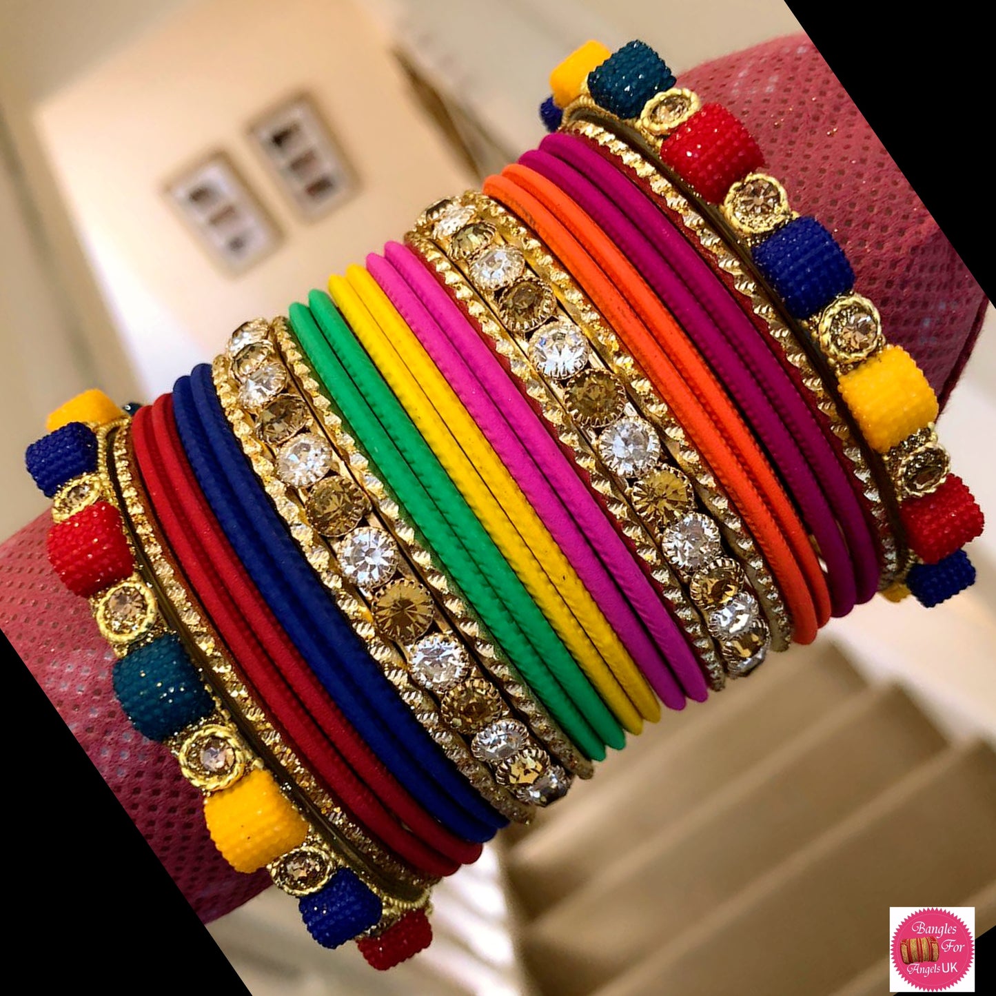 Multicoloured Bangle Set