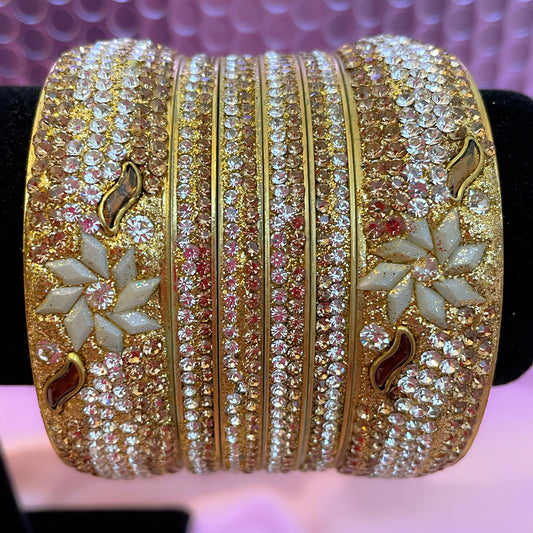 Gold Bangle Set- Size 2.4/2.6