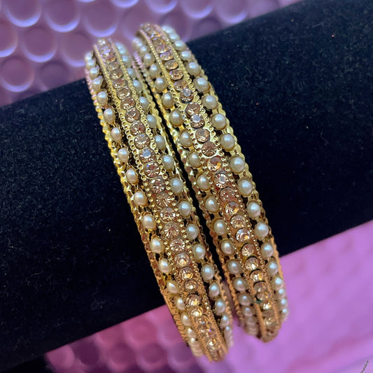 Pearl Gold Metal Karas