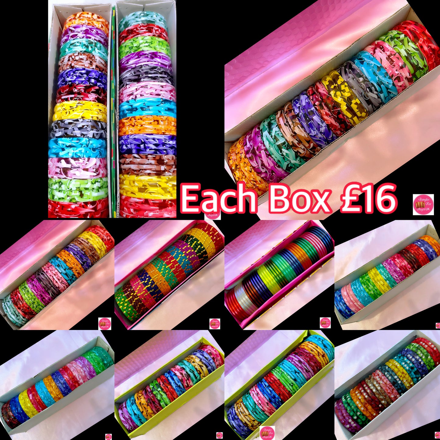 Acrylic Plastic Bangles Box- Combo Of Any 5 Boxes