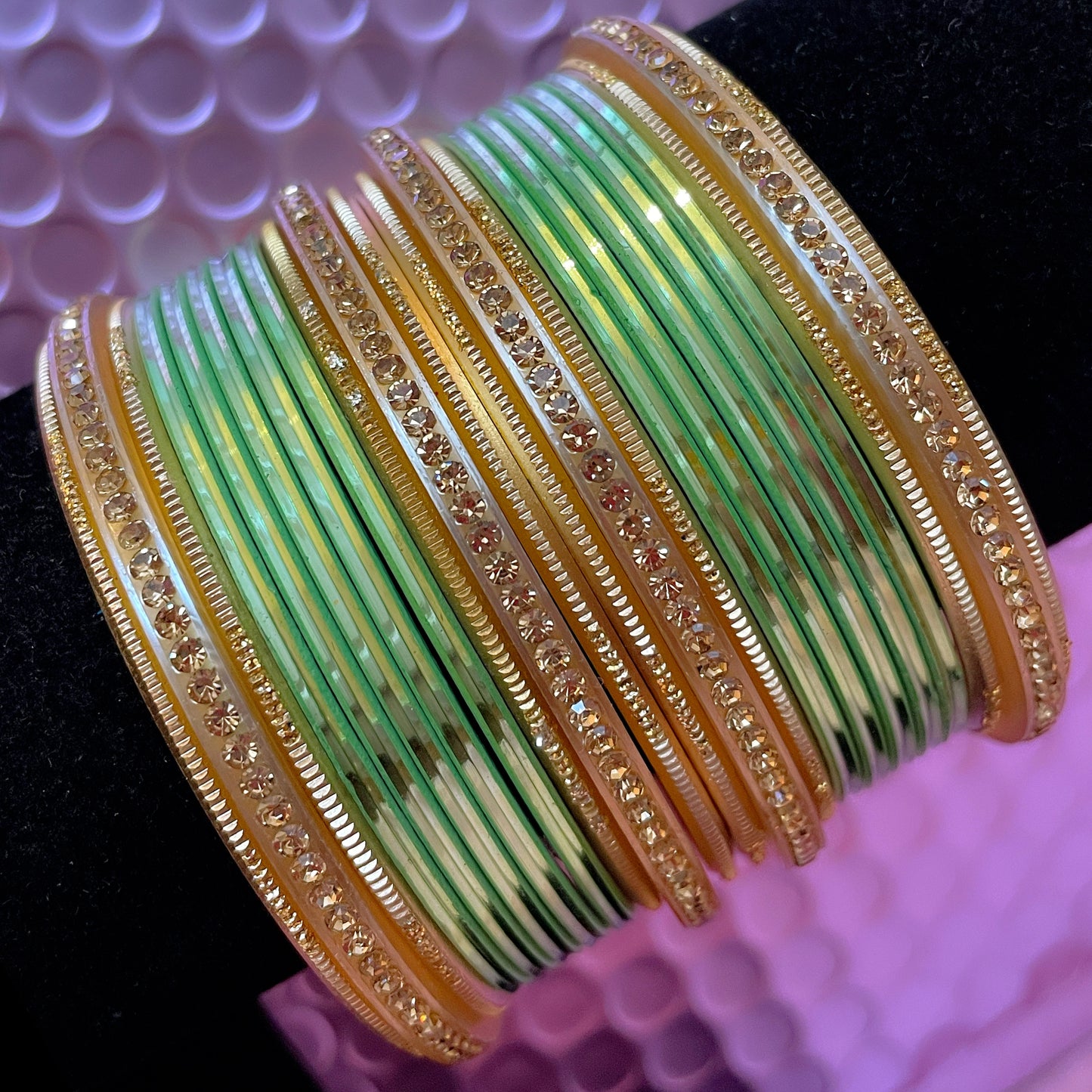 Gold Metal Bangle Sets- Combo Of Any 6 Sets