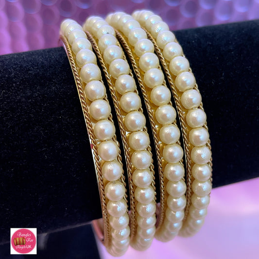 Pearl Metal Bangles