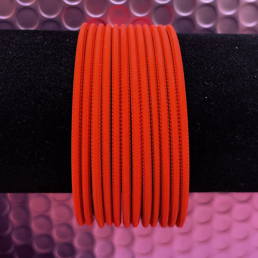 Orange Matte Bangles