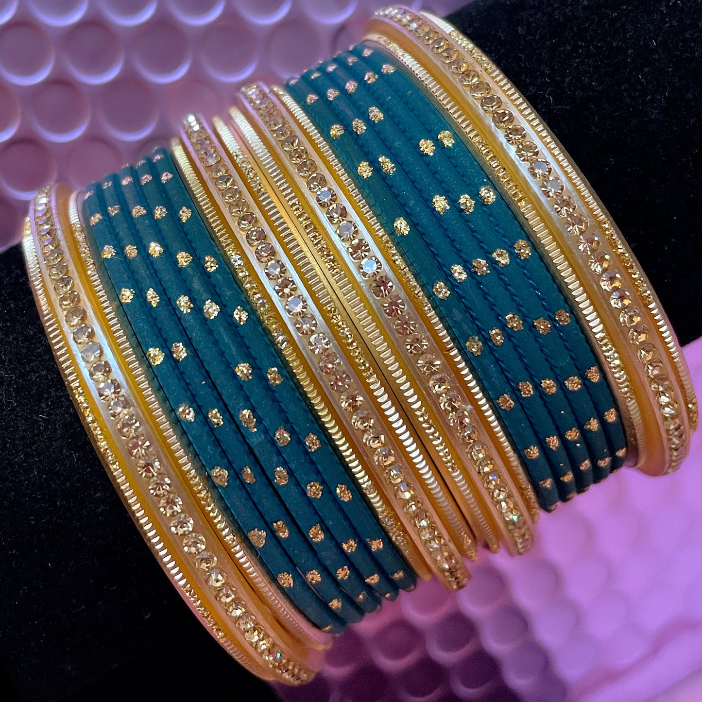 Gold Bangle Sets- Various Colours