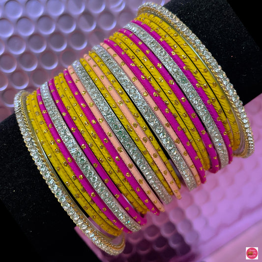 Multicoloured Bangles Set