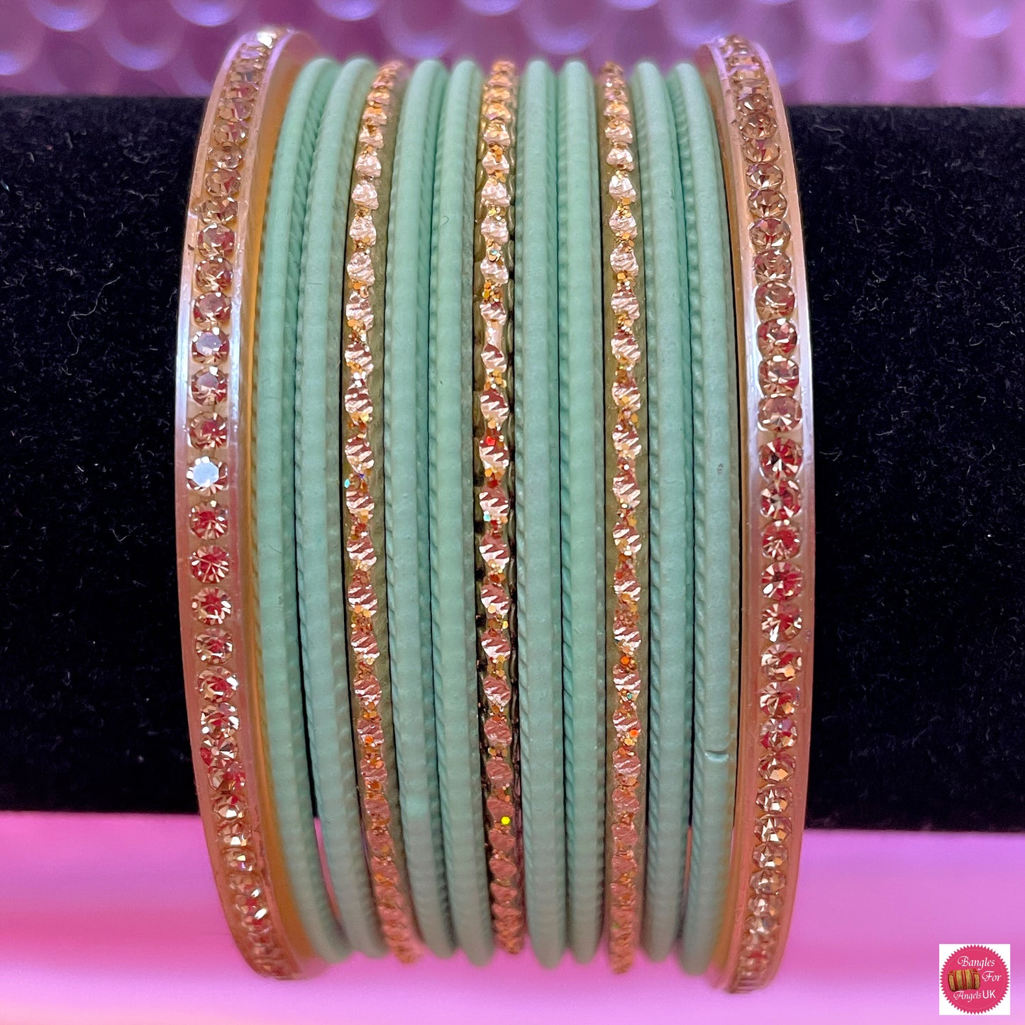 Mint/Light Green Bangle Set