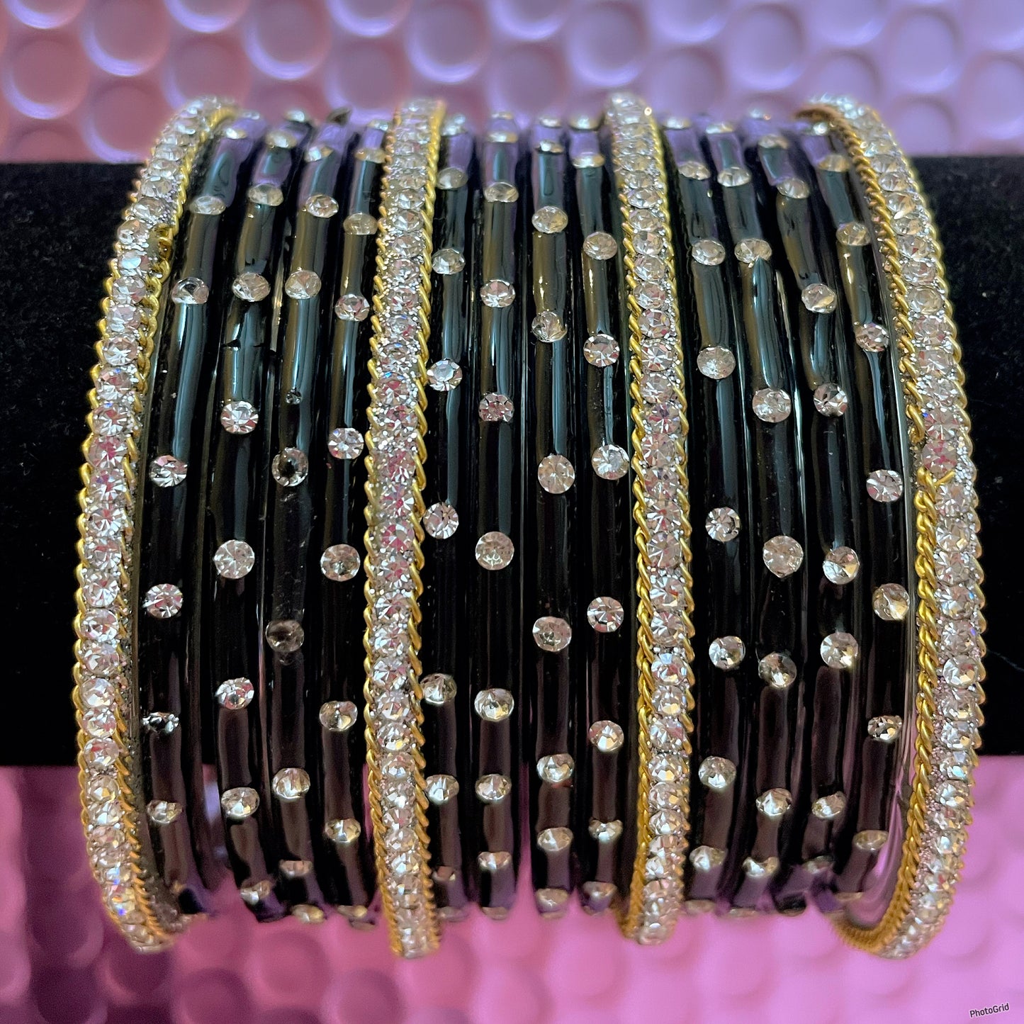 Pure Designer Glass Bangles Sets- Various Colours