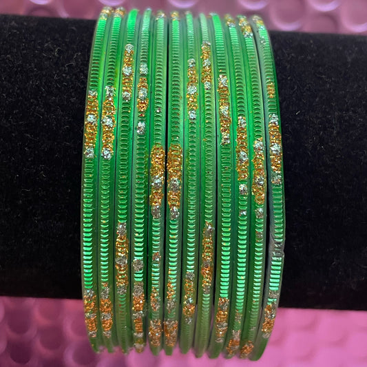 Mint Green Metal Bangles