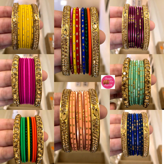 Metal Bangle Sets- Combo of any 10 sets