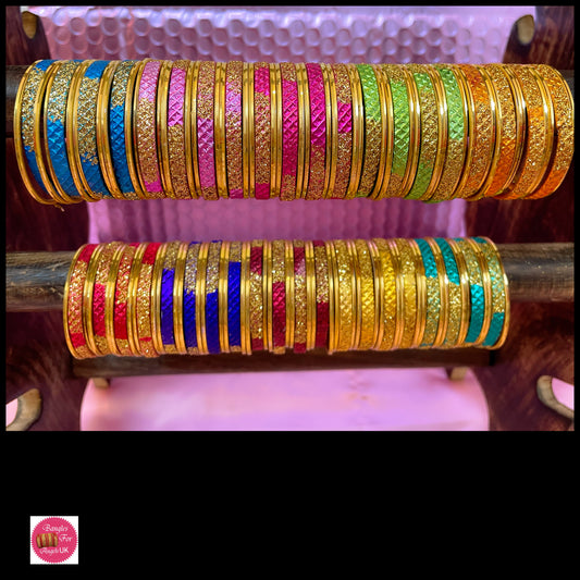Kids/Baby Metal Bangle Sets Include 2 Sets - Various Colours