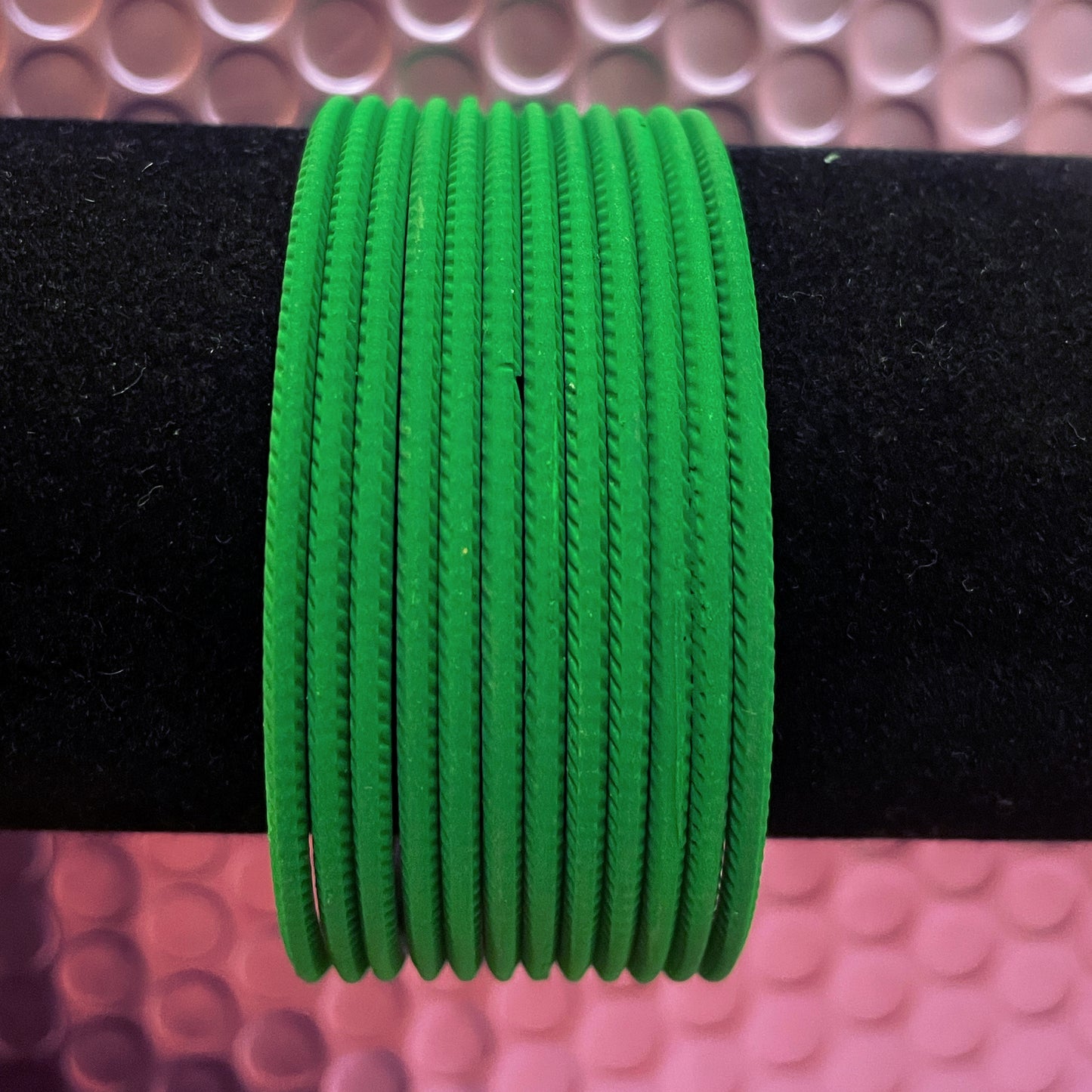 Green Matte Bangles