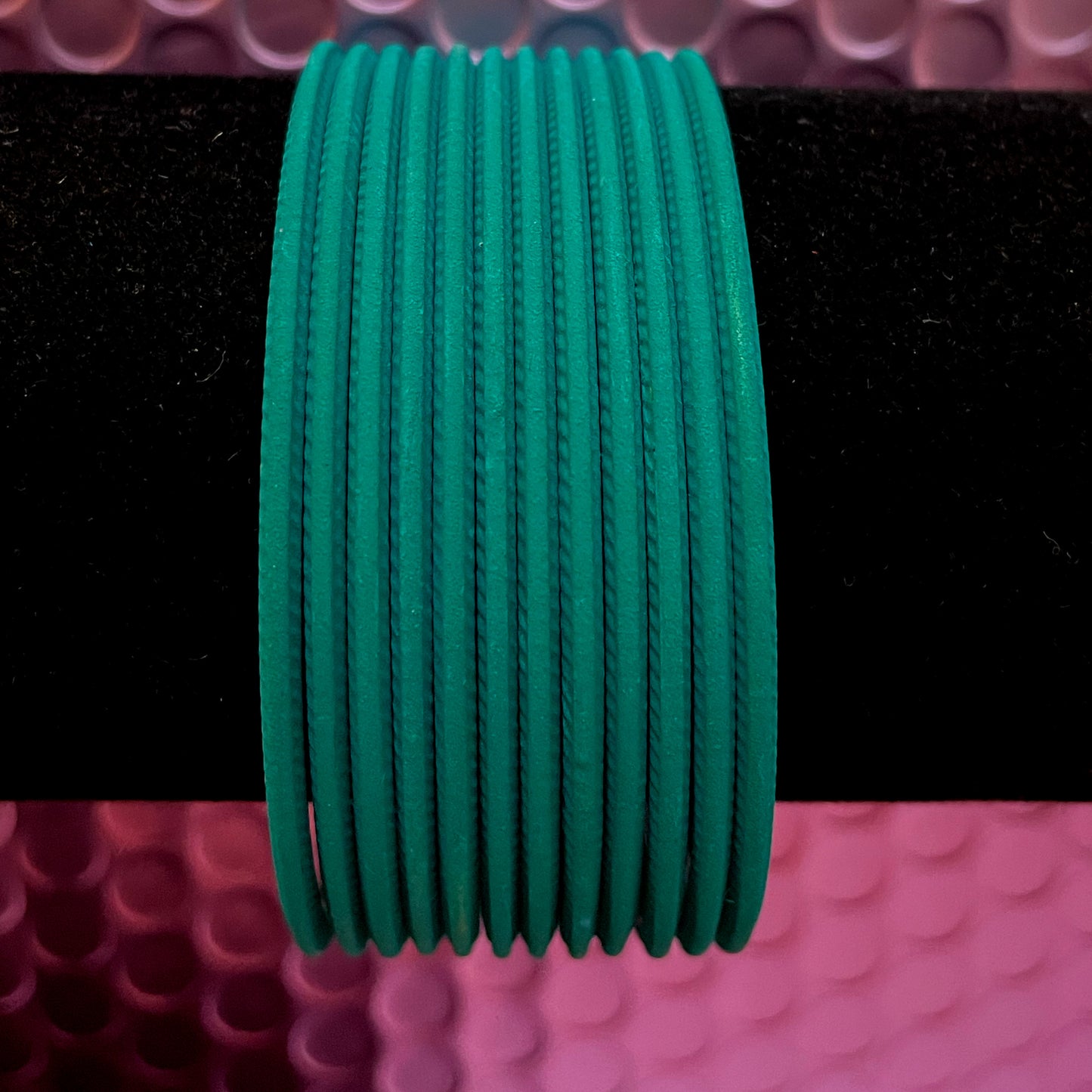 Teal Green Matte Bangles