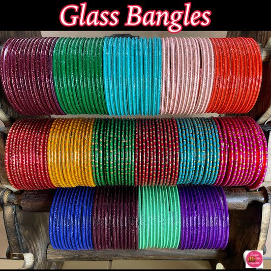 Glass Bangles- Any 10 colours £30