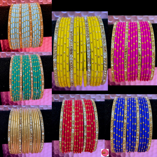 Metal Bangles Sets- Combo Of 8 Sets