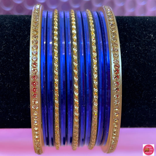 Blue Bangle Set