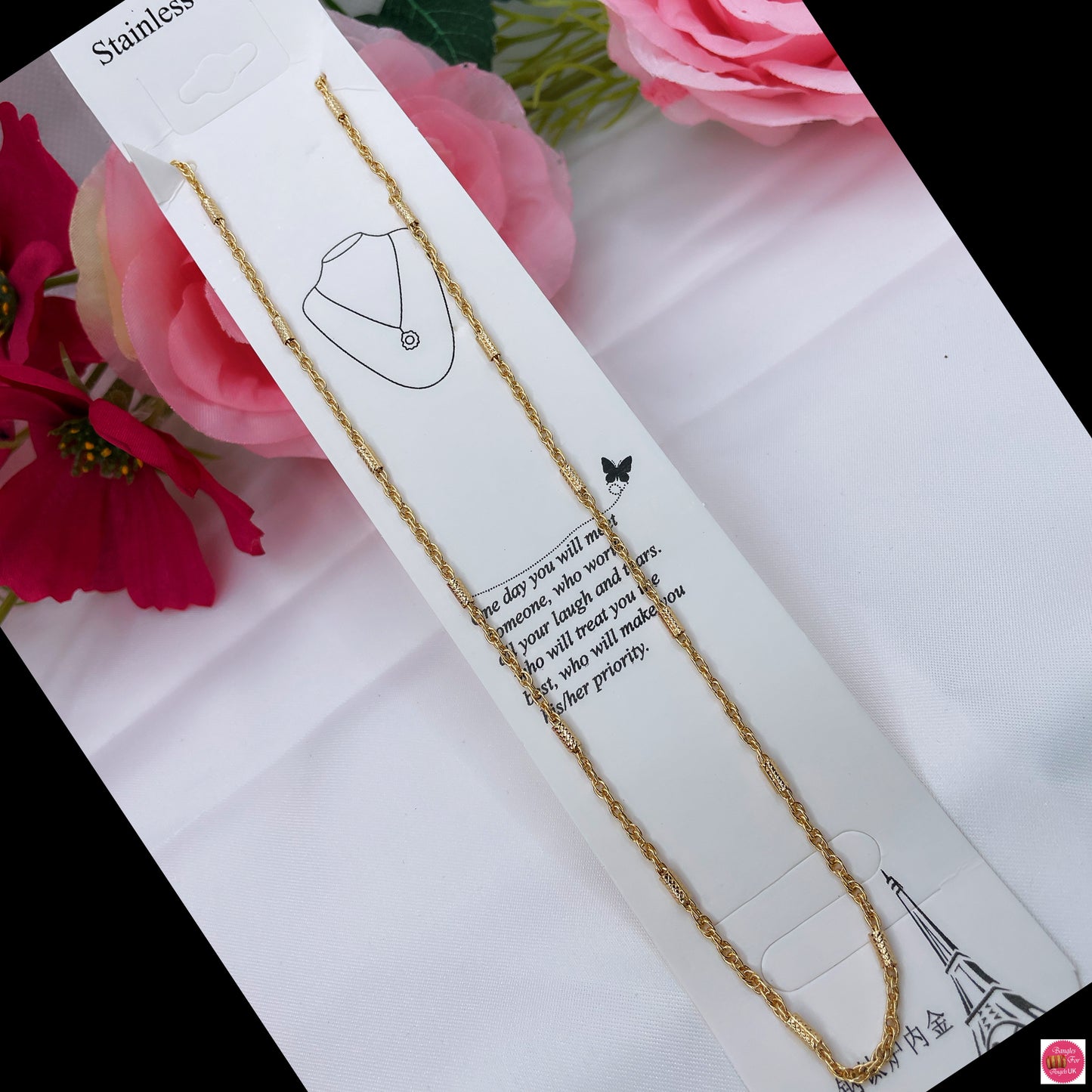 Gold Finish Neck Chain