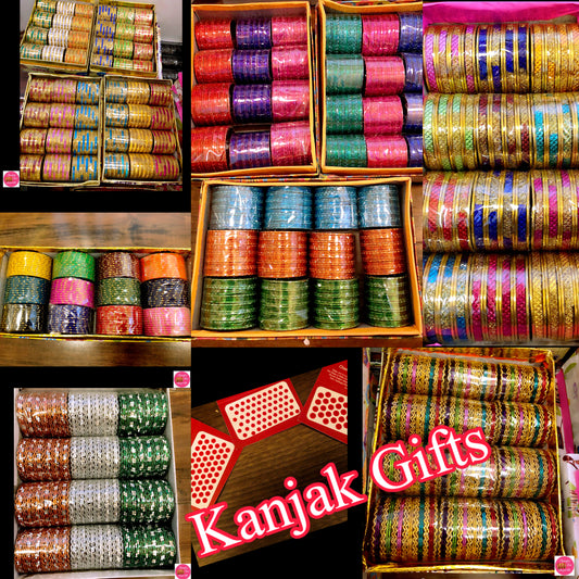 Kids Metal Bangles Sets- Combo of 8 sets